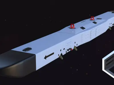 Spice-250 Smart Quad Rack SQR 3D model