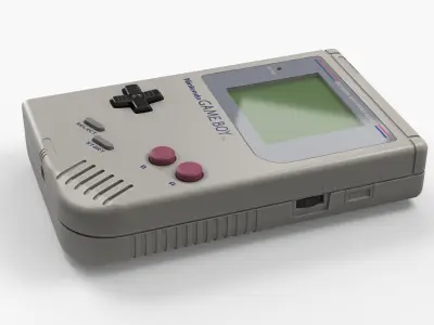 Nintendo Retro Game Consoles Collection 3D model