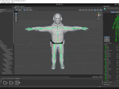 Casual Soldier 10 Low-poly 3D model
