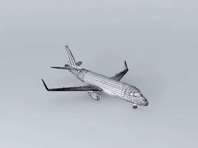 Embraer Erj 170 Royal Airways with interior FOR SALE Free 3D model