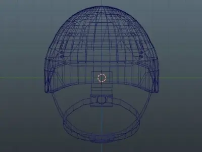 Ballistic Helmet Free low-poly 3D model