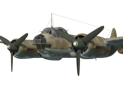 Junkers Ju 88 A-17 3D model