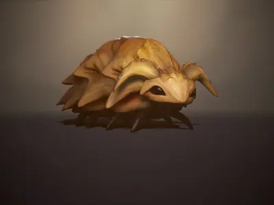 Fantasy beetle - Game Ready Low-poly 3D model Low-poly 3D model