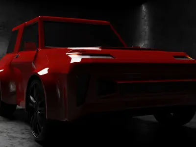 Sport SUV car off-road model 3D model