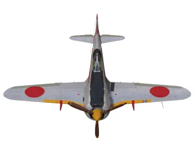 Nakajima Ki44 Tojo type II Otsu 3D model