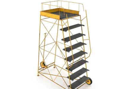 Airfield ladders HP 3D model