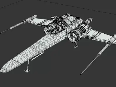 Star Wars - Z-95 headhunter 3D model
