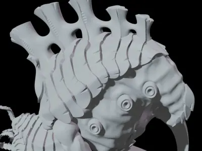 Psyker Hunter 3D print model