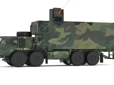 HEMTT A4 with Laser 3D model