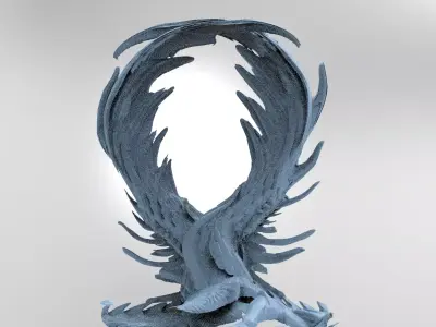 Dinosaur Spine Arch 4 3D model