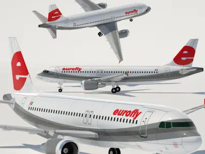 A320 Collection Eight Europe Airlines 1 3D model