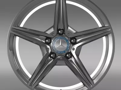 Mercedes Benz C 400 4Matic AMG line rim 3D model
