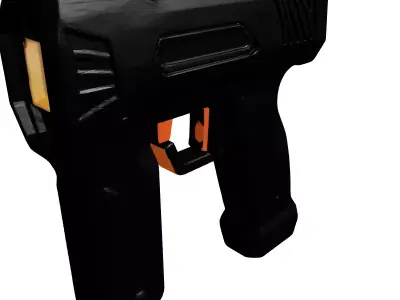Futuristic Stun Gun 3D Model 3D model purchase