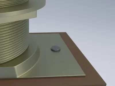 radio part switch 3D model