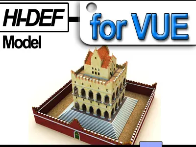 Sud-Tirol Castle 3D model