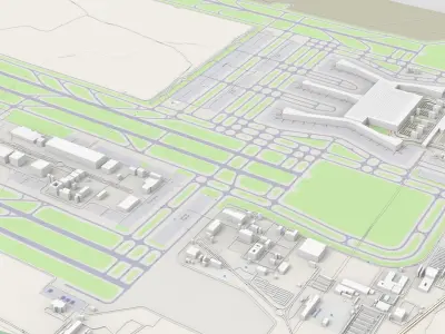 Istanbul Havalimani Airport Turkey 3D model