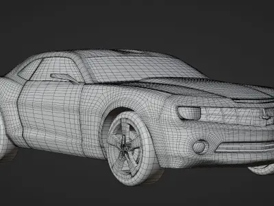 Camaro Car Free 3D Model Free 3D model