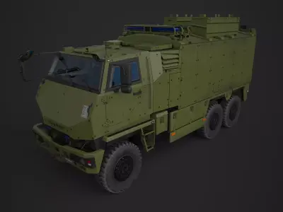 Mowag Durro III Low-poly 3D model