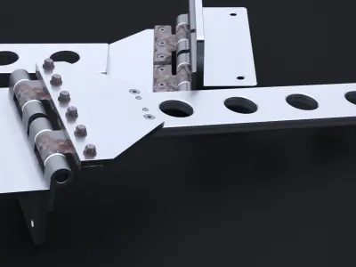 TRANSPORT VEHICLE TOW HITCH 2024 3D model