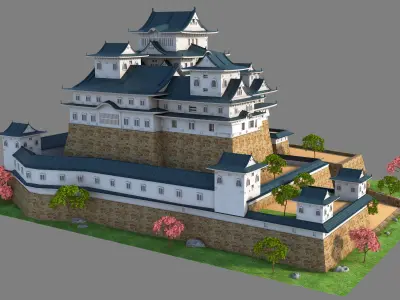 Himeji Castle 3D model