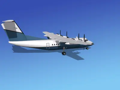 Dehavilland DHC-7 Corporate 1 3D model