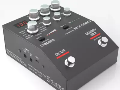 BOSS - effects pedals RB-200 3D model