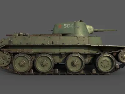 Soviet Tank BT-7 3D model