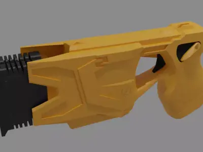 Gun Taser Modelo 3D Low-poly 3D model