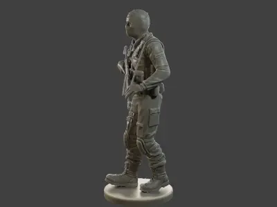 CzechSlovak Police Tactical Unit CPTU2 007 3D print model