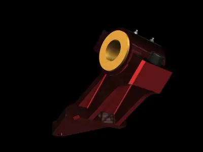 Plain Bearing Support Free 3D model