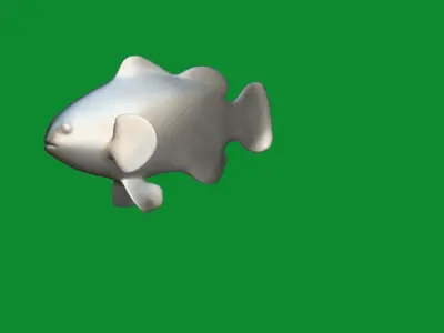 Clownfish Nemo Low-poly 3D model