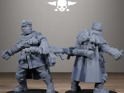 Freeguard Siege Infantry 3D print model