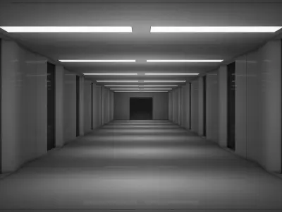 Sci Fi Interior 3D model 89