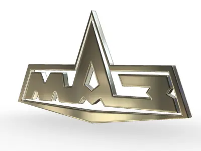 maz logo 3D model