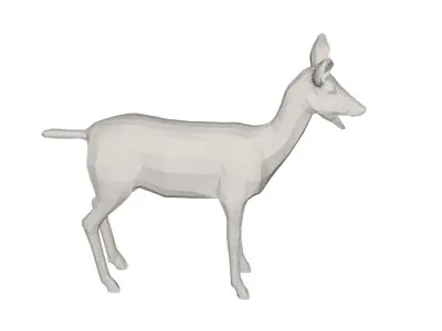 Deer  Wild animal Low-poly 3D model