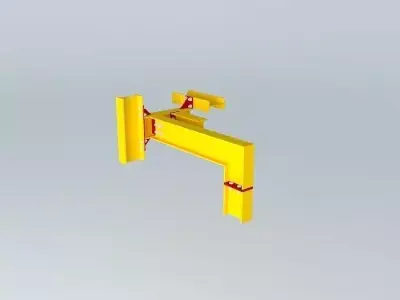 IPE 120 connection Free 3D model