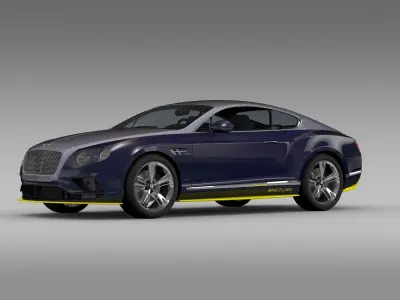  Bentley Continental GT Speed Breitling Jet Team Series 2016 3D model