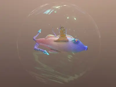 Fish The Flyer 3D model