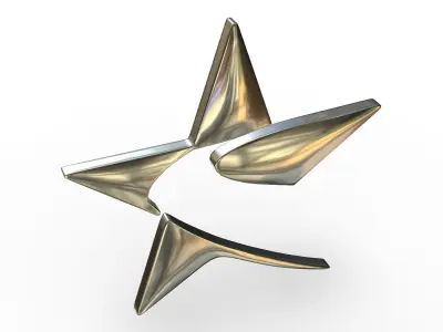autostar logo 3D model