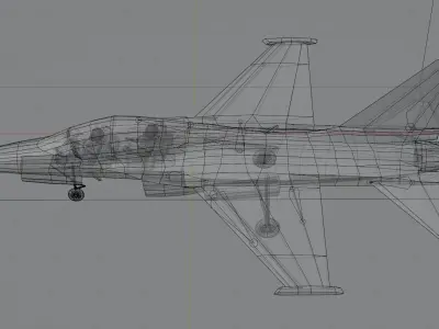 KAI FA-50 Golden Eagle Low-poly 3D model