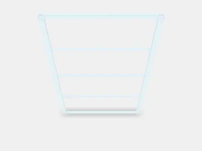 SKYTTA Sliding door frame 5 Low-poly 3D model