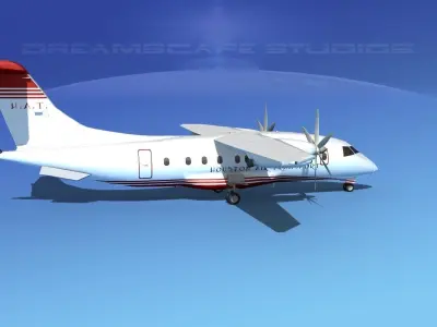 Dornier 328-130 Houston Air Transport 3D model