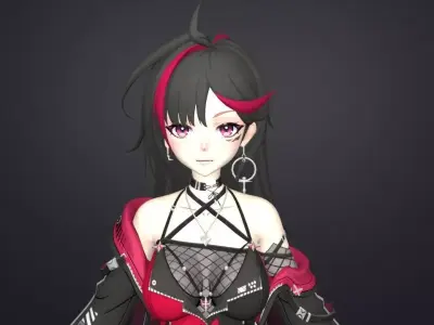 anka tower of fantasy 3D model