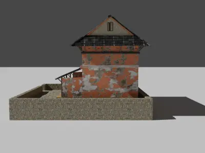 Traditional House Of Nepal 3D model