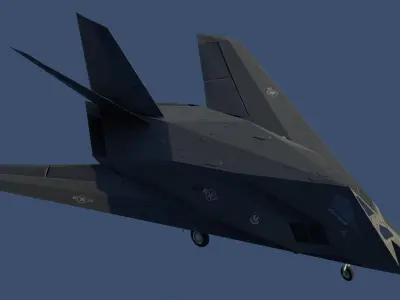 Lockheed Martin F-117 Nighthawk 3D model