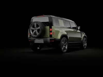Land Rover Defender Free 3D model