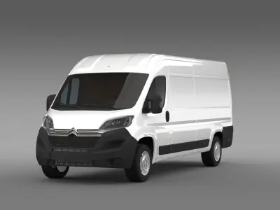 Citroen Relay Van L4H2 2017 3D model