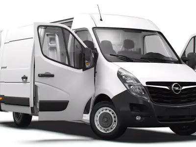 Opel Movano Van L3H2 RWD HQ Interior 2021 3D model