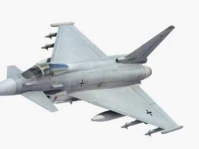 Typhoon Luftwaffe 3D model