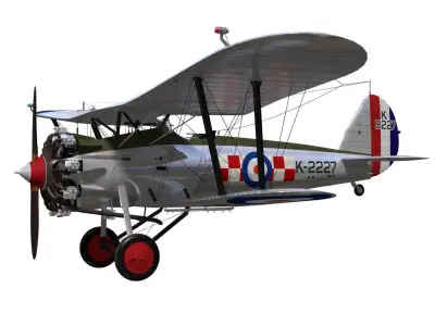 Bristol Bulldog Mk-IIa 3D model